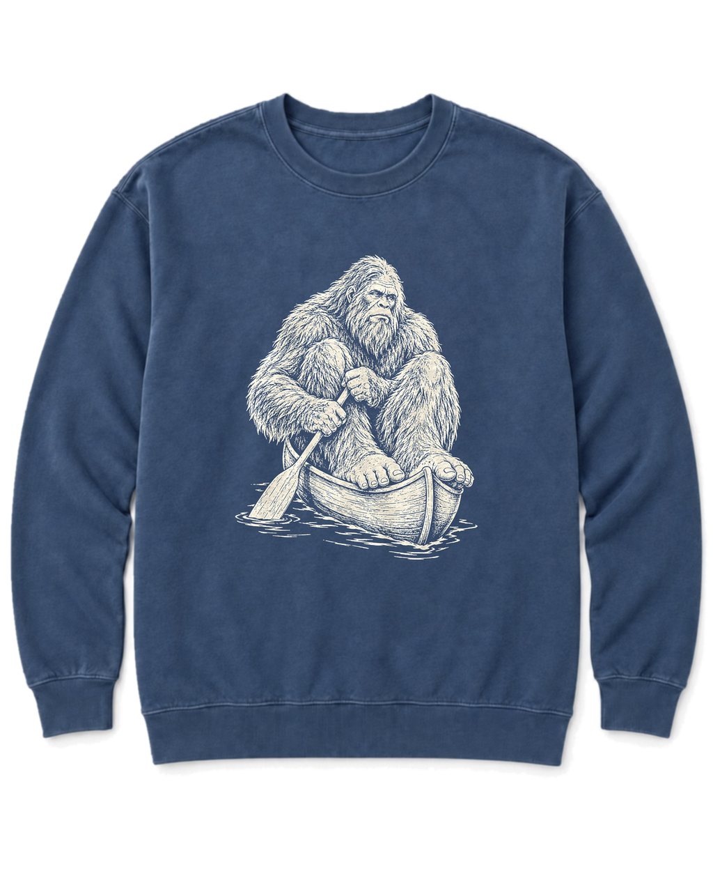 Bigfoot Canoe Sweatshirt - Denim