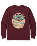 Driftwood & Daylight Long Sleeve Shirt - Maroon