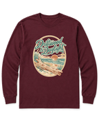 Driftwood & Daylight Long Sleeve Shirt - Maroon