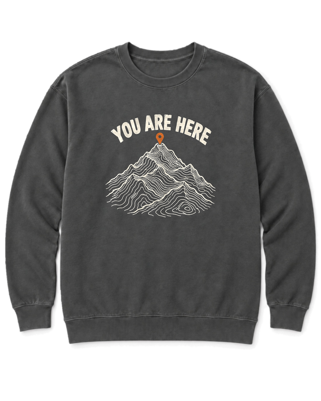 You Are Here Sweatshirt - Pepper