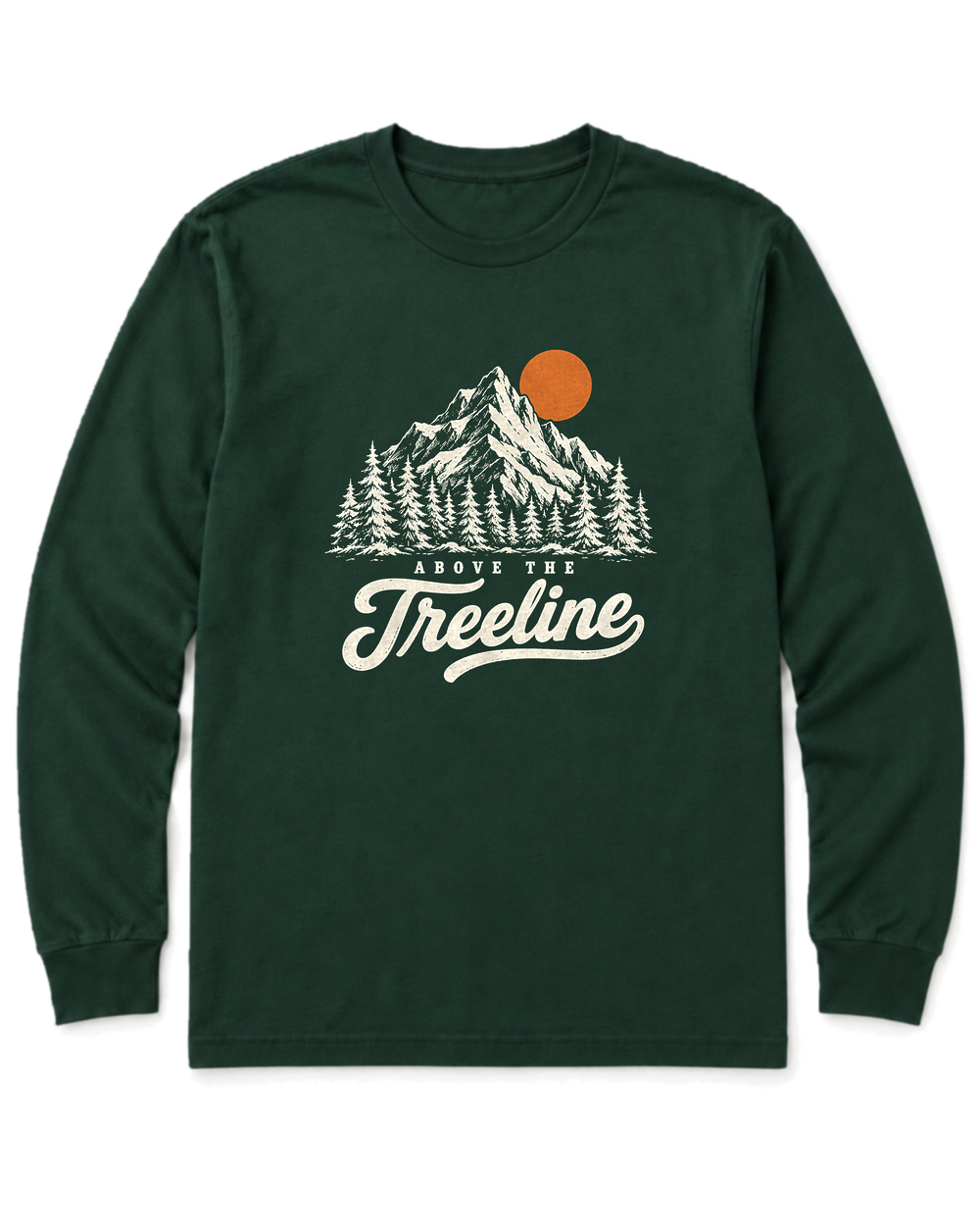 Above the Treeline Long Sleeve Shirt - Forest Green