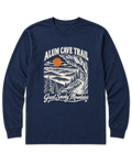Alum Cave Trail Long Sleeve Shirt - Navy