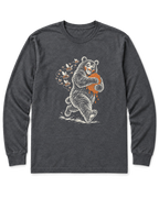 Honey Heist Long Sleeve Shirt - Dark Heather