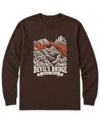 Devil's Bridge Long Sleeve Shirt - Dark Chocolate