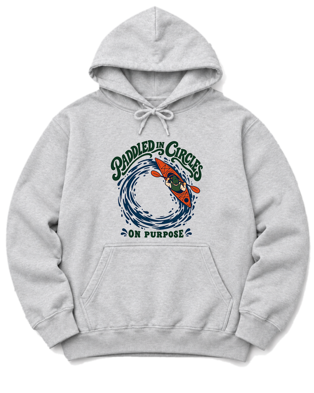 Paddled in Circles Hoodie - Ash
