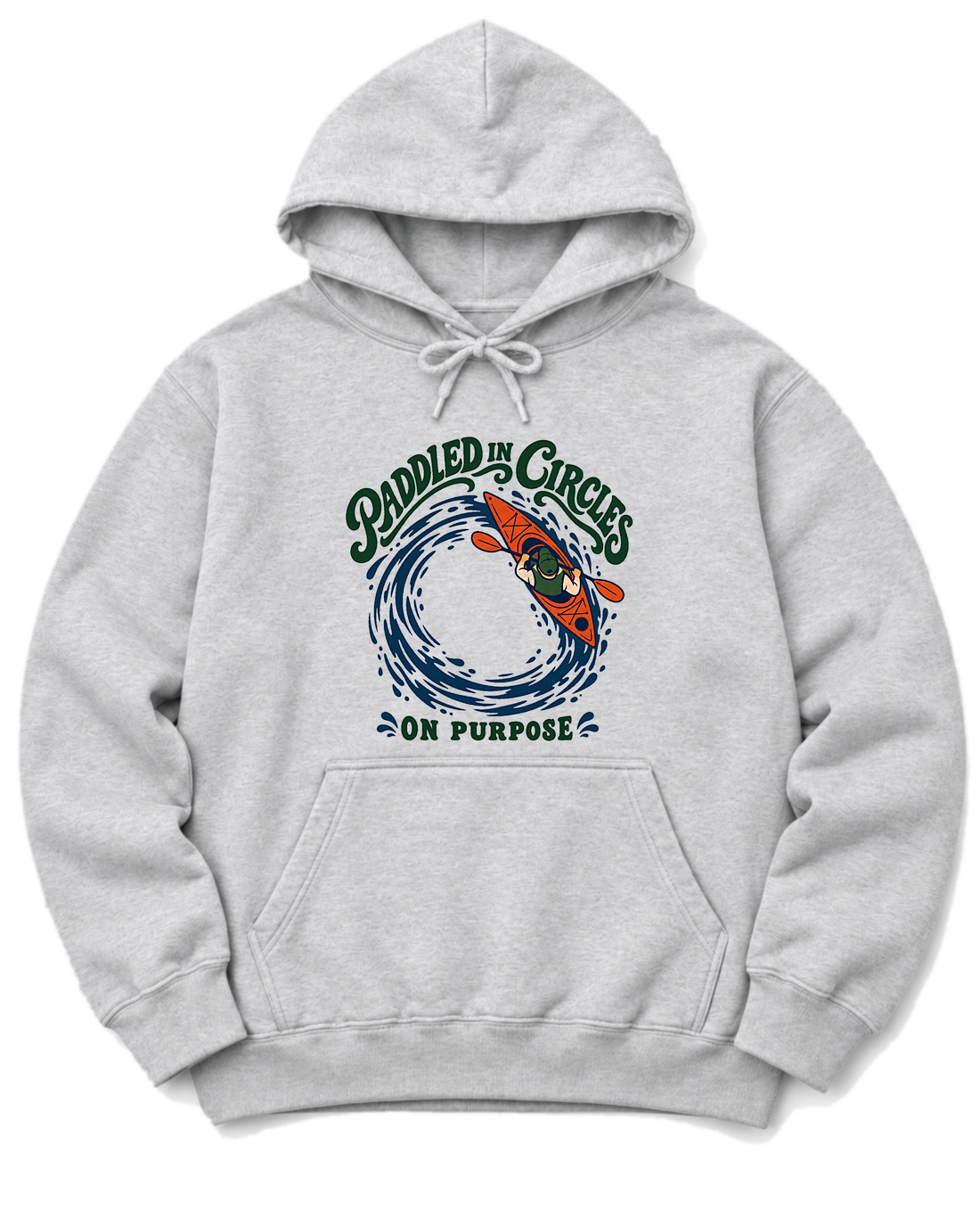Paddled in Circles Hoodie - Ash