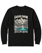 Cascade Canyon Long Sleeve Shirt - Black