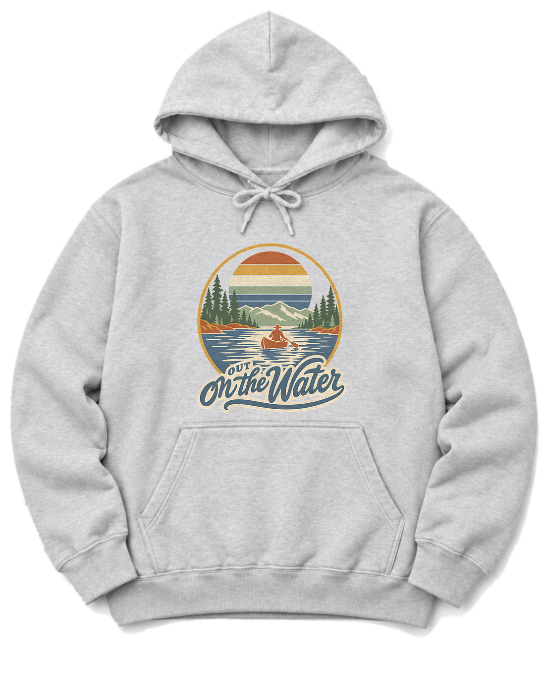 Out on the Water Hoodie - Ash