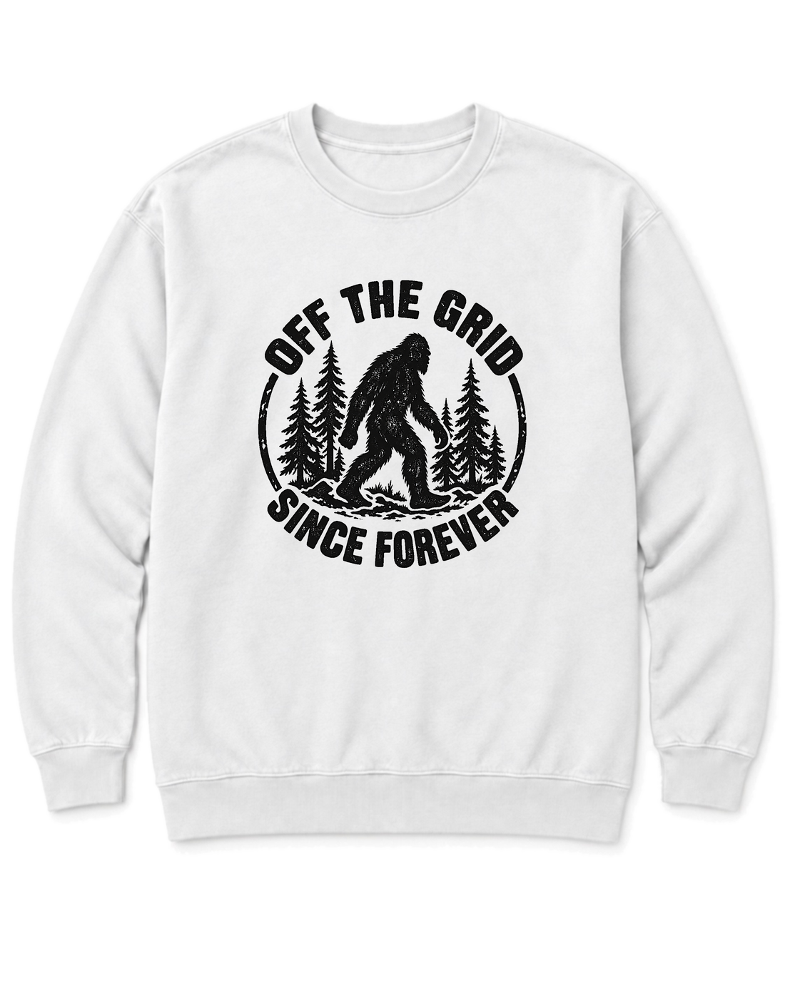 Off the Grid Since Forever Sweatshirt - White