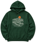 Pine Ridge Moon Hoodie - Forest Green