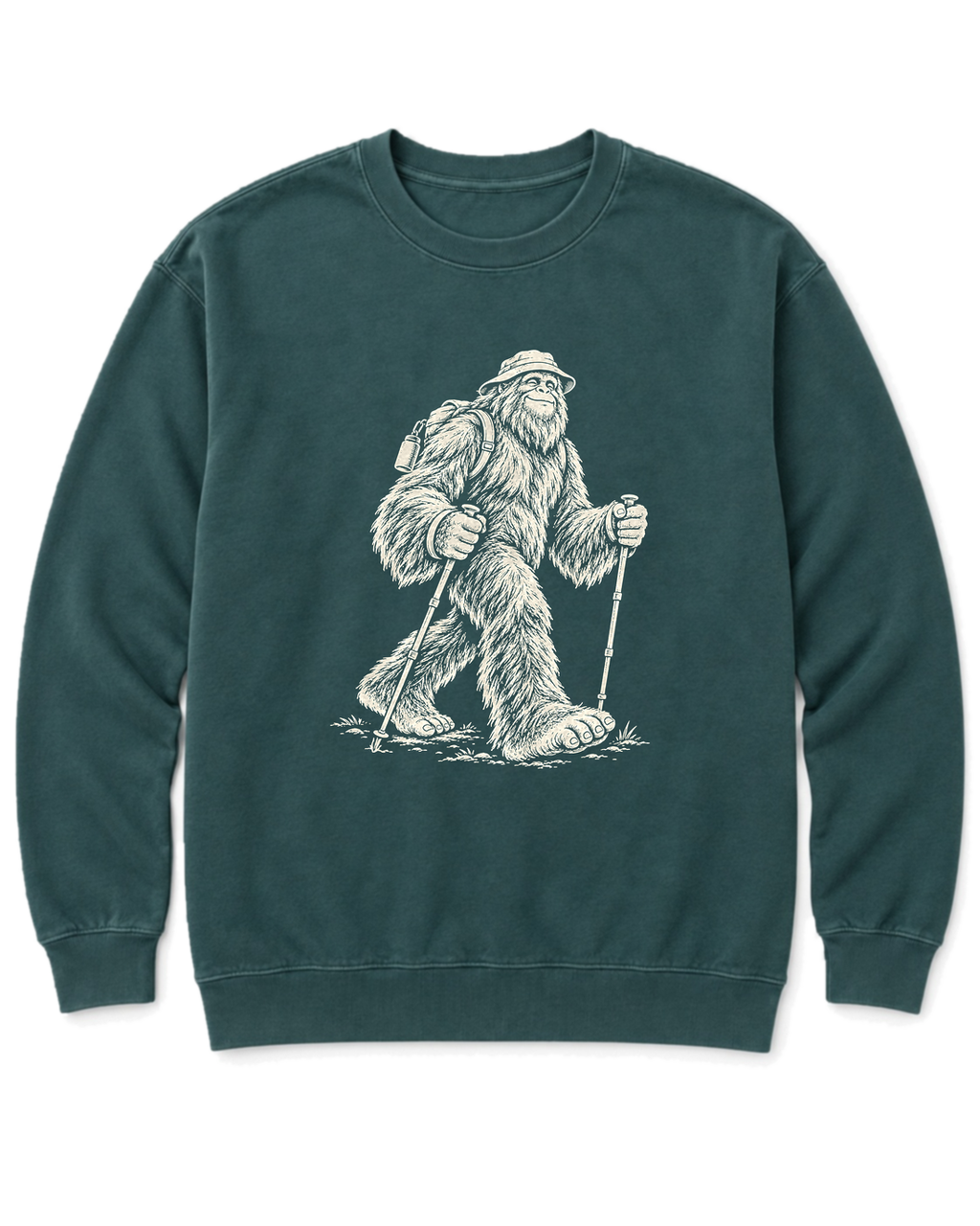Bigfoot Day Hike Sweatshirt - Blue Spruce