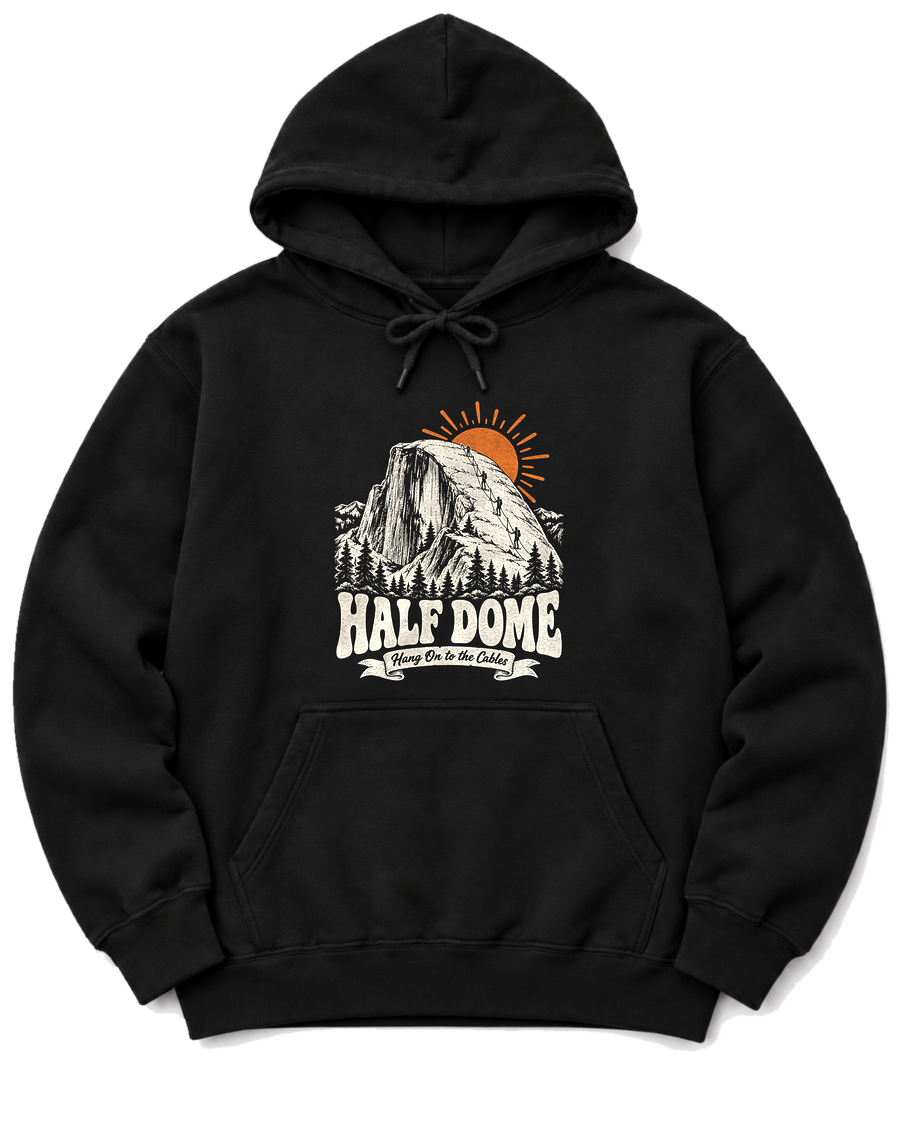 Half Dome Hoodie - Black