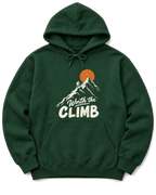 Worth the Climb Hoodie - Forest Green