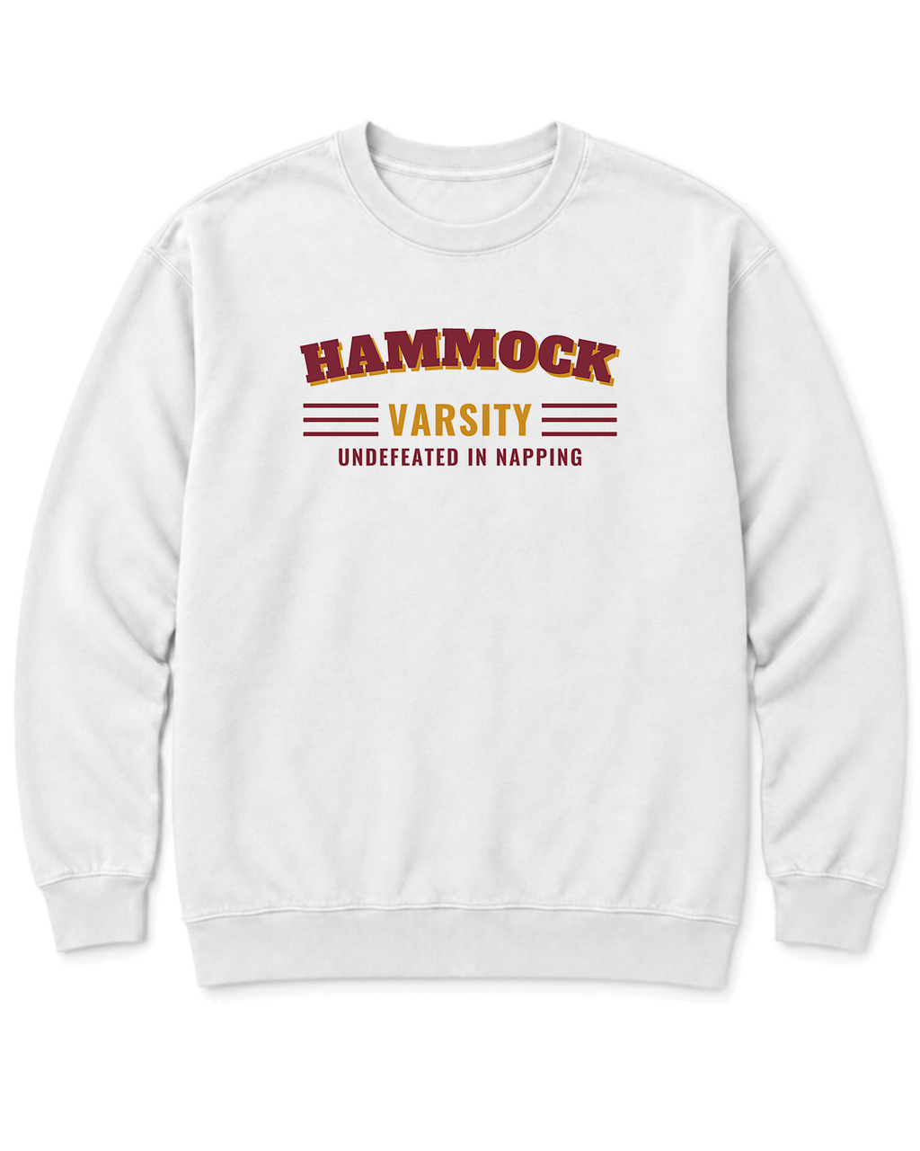 Hammock Varsity Sweatshirt - White