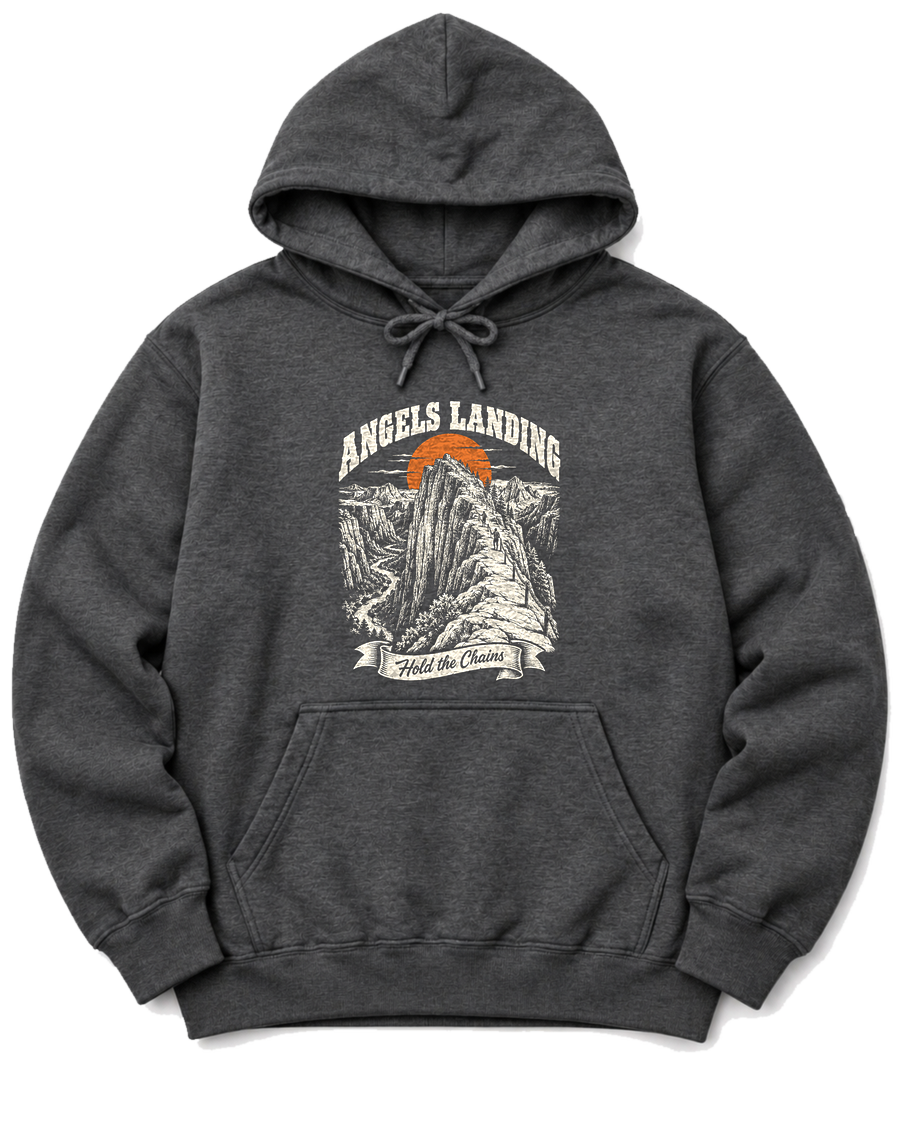 Angels Landing Hoodie - Dark Heather