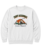 Tent Assembly Sweatshirt - White