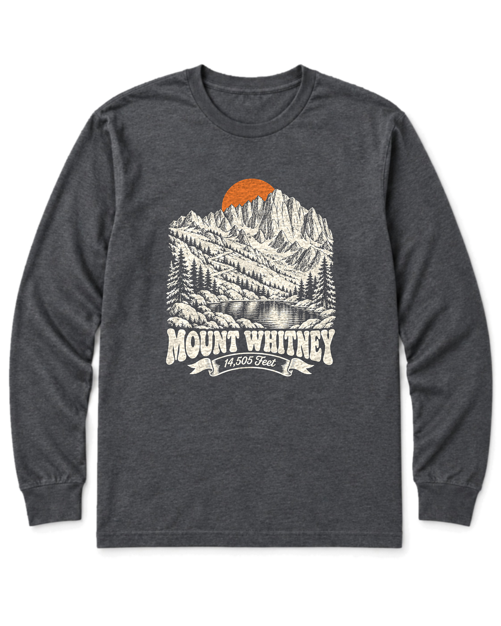 Mount Whitney Long Sleeve Shirt - Dark Heather