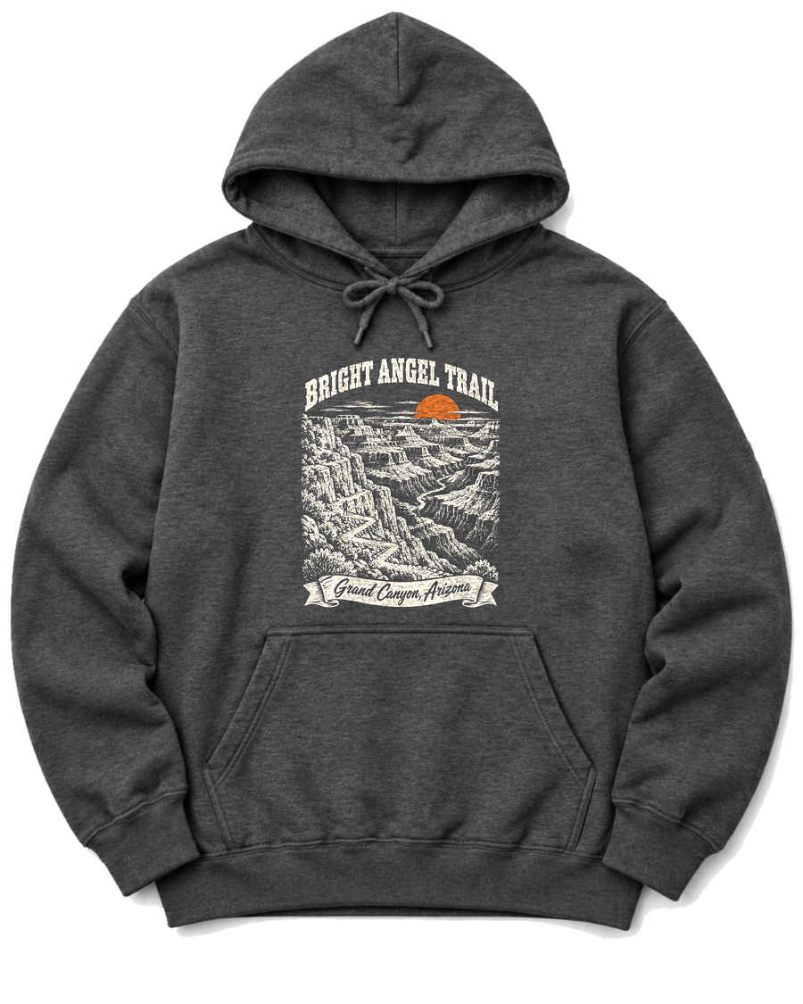 Bright Angel Trail Hoodie - Dark Heather