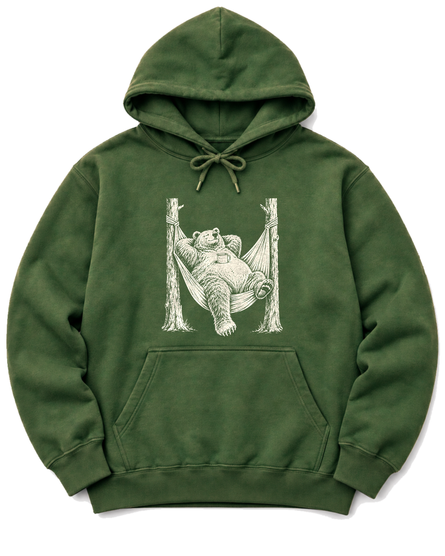 Hammock Grizzly Hoodie - Military Green