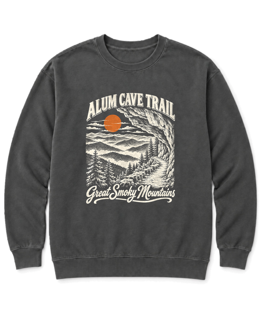 Alum Cave Trail Sweatshirt - Pepper