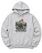 Outdoor Club Bear Hoodie - Ash