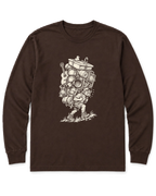 Overpacked Hiker Long Sleeve Shirt - Dark Chocolate