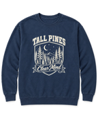 Tall Pines, Clear Mind Sweatshirt - True Navy