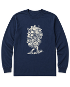 Overpacked Hiker Long Sleeve Shirt - Navy