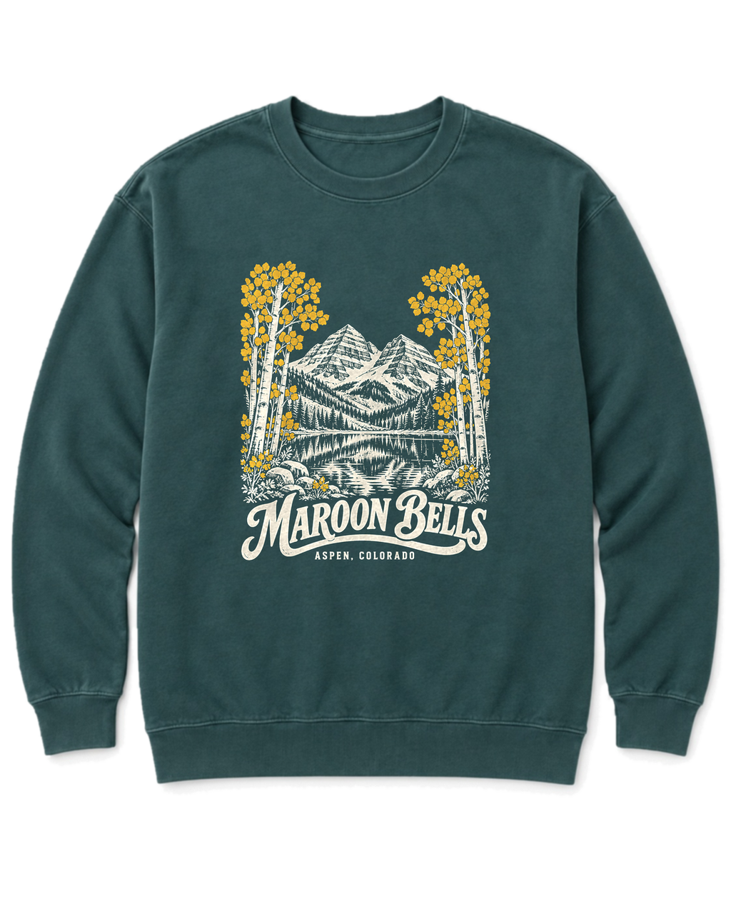 Maroon Bells Sweatshirt - Blue Spruce