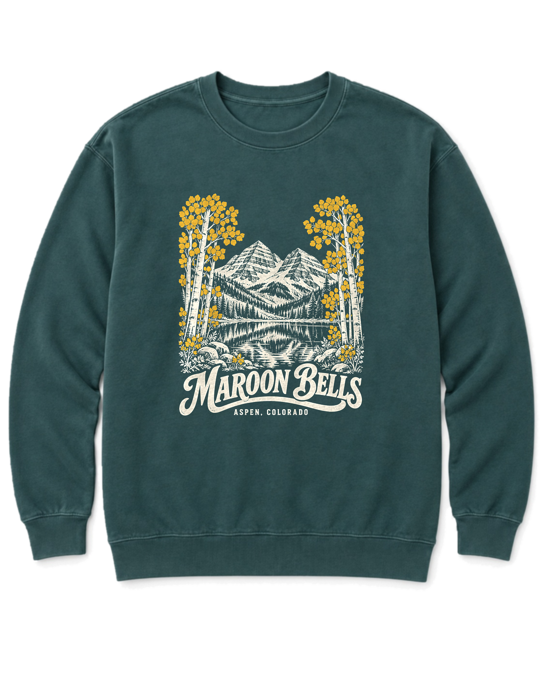 Maroon Bells Sweatshirt - Blue Spruce