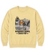 Windows Down, Tails Up Sweatshirt - Butter