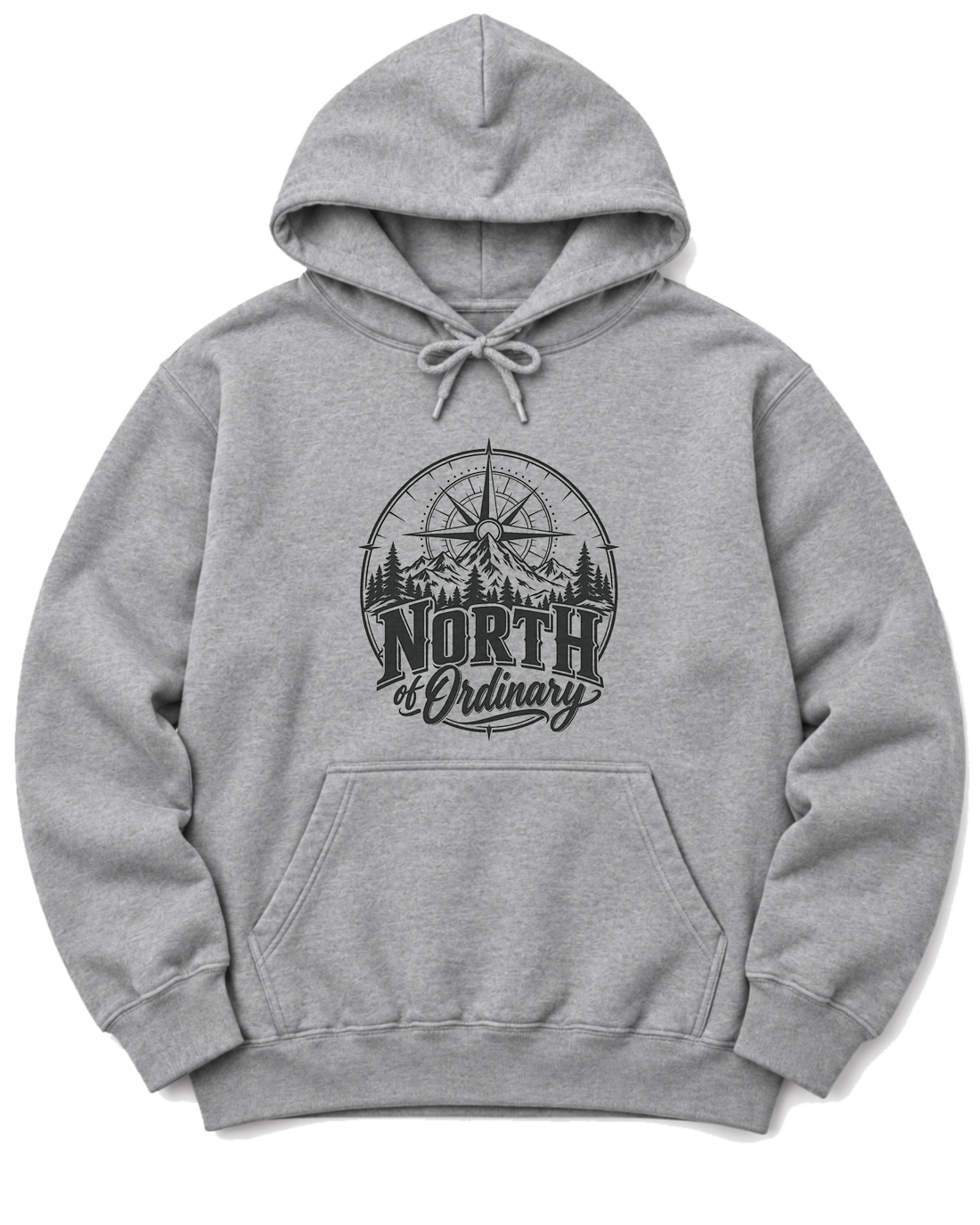 North of Ordinary Hoodie - Sport Grey