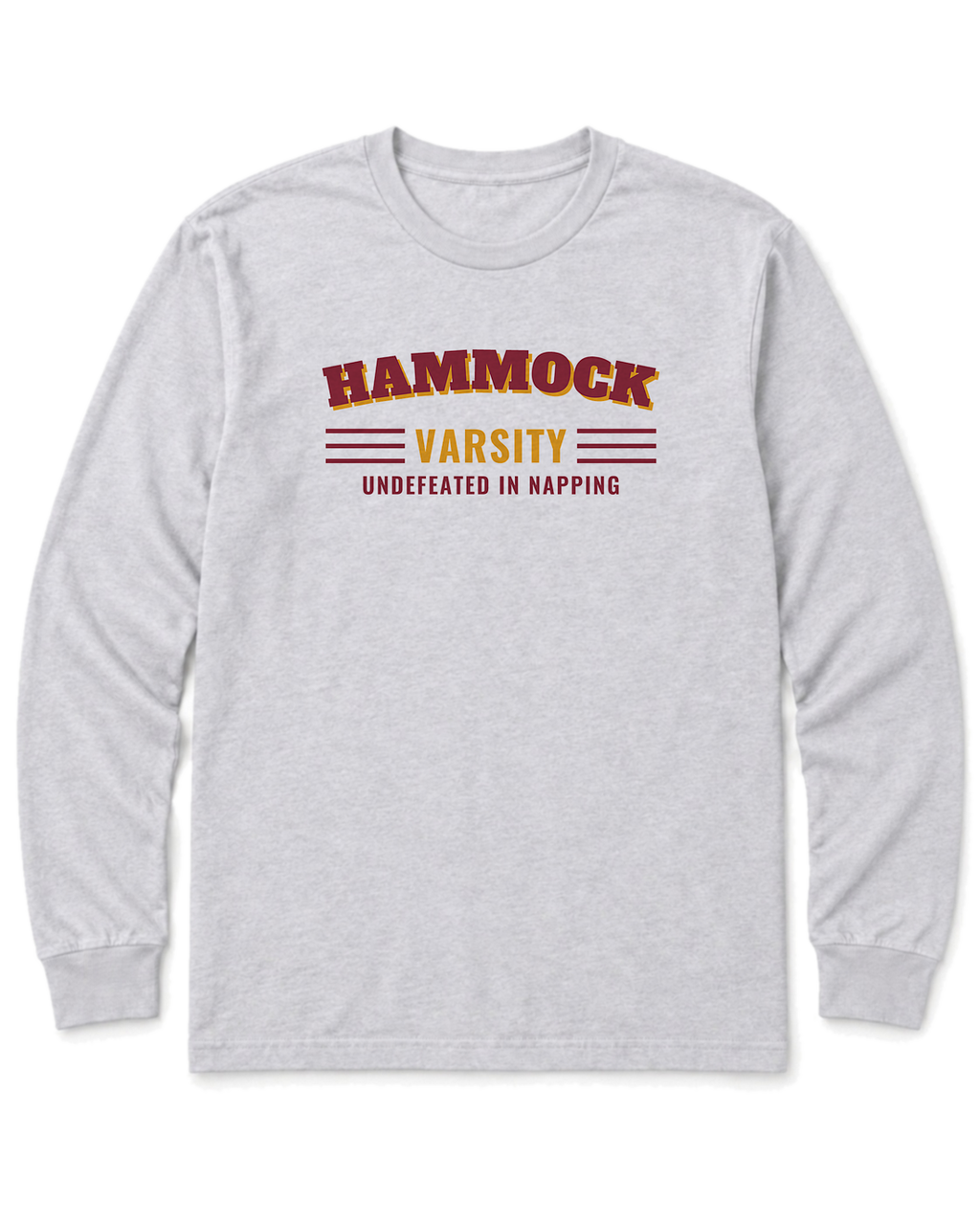 Hammock Varsity Long Sleeve Shirt - Ash