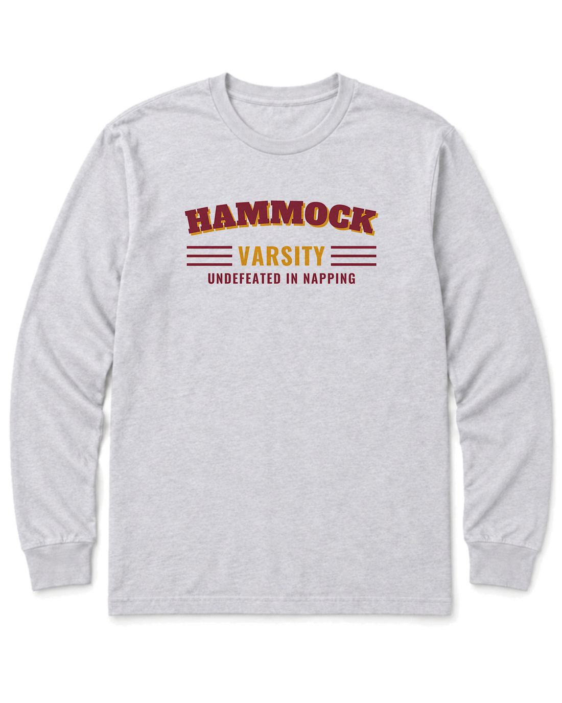 Hammock Varsity Long Sleeve Shirt - Ash