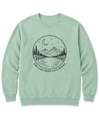 The Lake Keeps Late Hours Sweatshirt - Chalky Mint