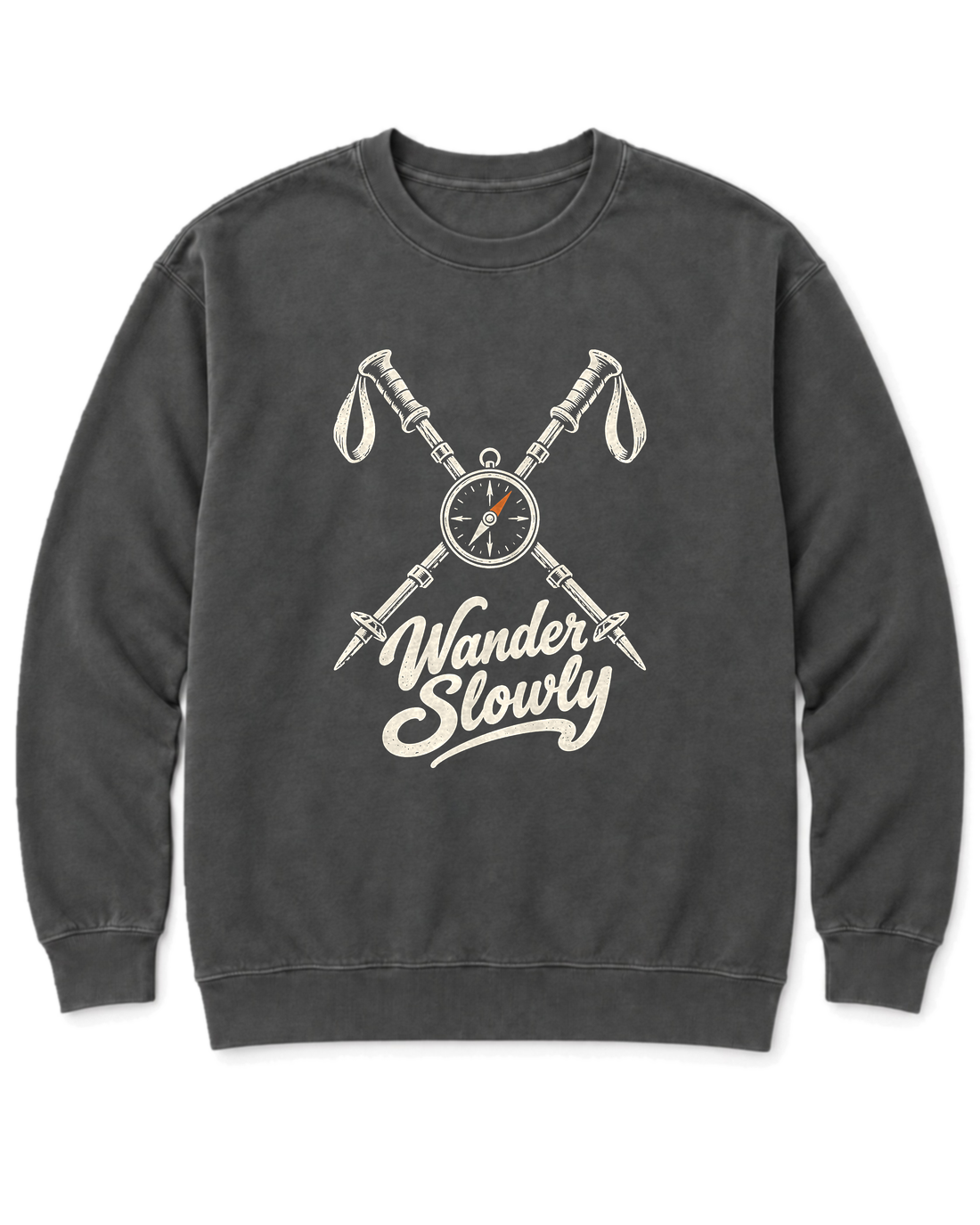 Wander Slowly Sweatshirt - Pepper