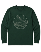 Out Past the Streetlights Long Sleeve Shirt - Forest Green