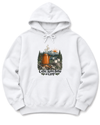 Coffee Tastes Better at Camp Hoodie - White