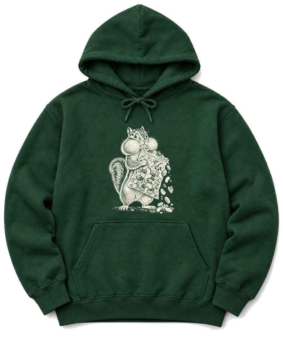 Trail Mix Bandit Hoodie - Forest Green