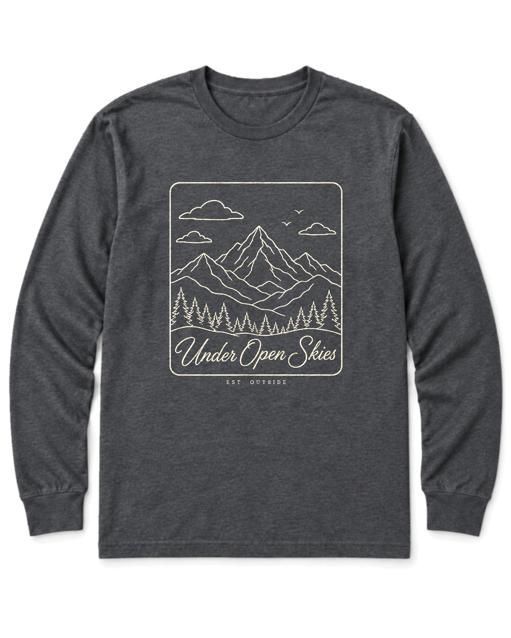 Under Open Skies Long Sleeve Shirt - Dark Heather