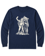 Summit Photobomb Long Sleeve Shirt - Navy