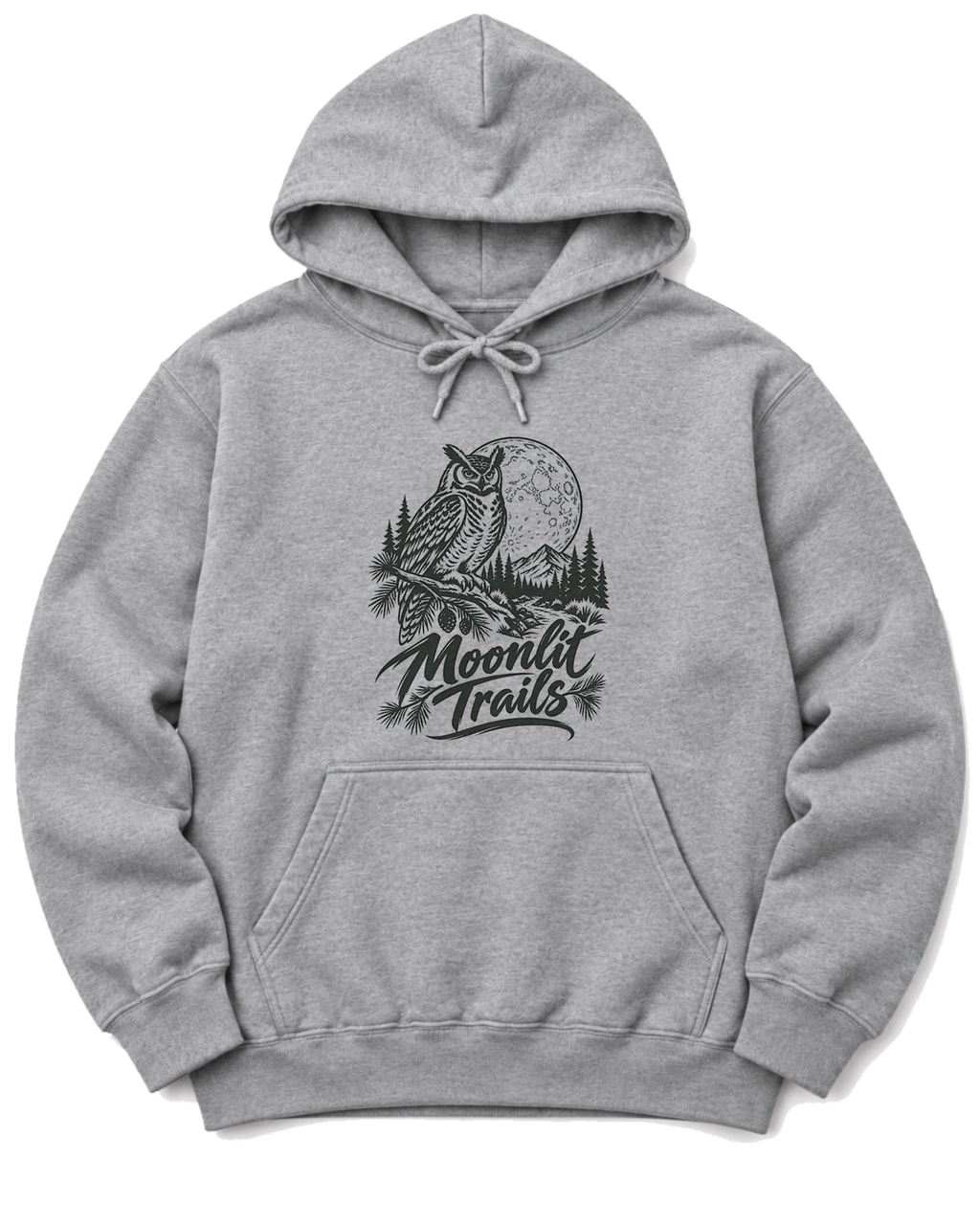 Moonlit Trails Hoodie - Sport Grey