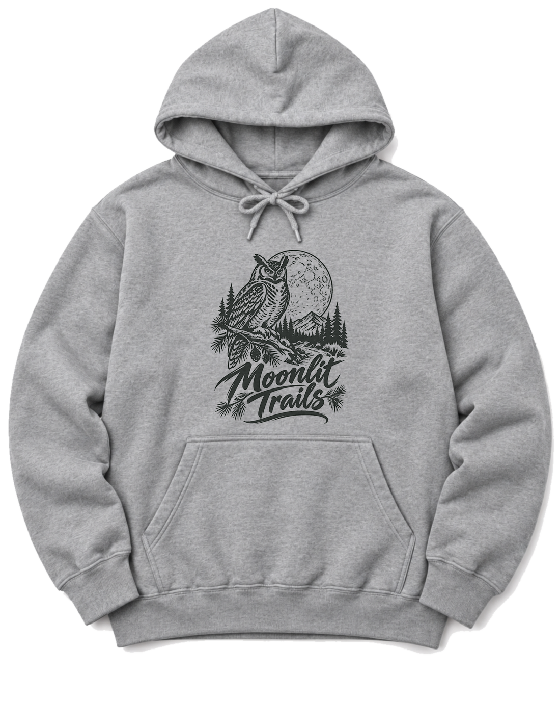 Moonlit Trails Hoodie - Sport Grey