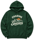 Chasing Sunrises Hoodie - Forest Green