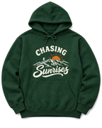 Chasing Sunrises Hoodie - Forest Green