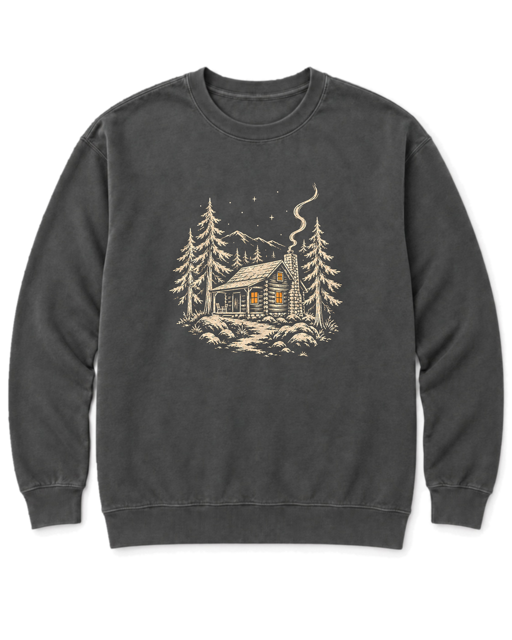 Cabin Glow Sweatshirt - Pepper