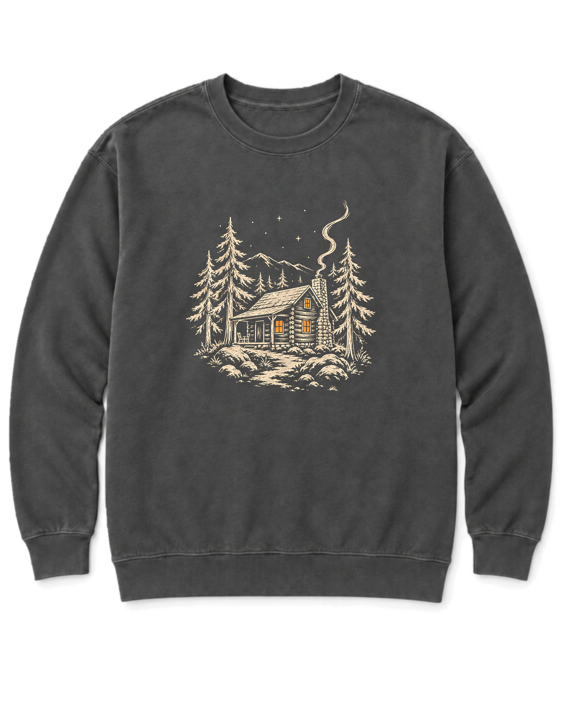 Cabin Glow Sweatshirt - Pepper