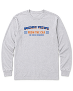Scenic Views from the Car Long Sleeve Shirt - Ash