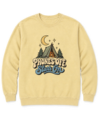 Phones Off, Stars On Sweatshirt - Butter