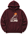 Worth the Climb Hoodie - Maroon